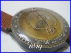 WW II German WRIST COMPASS back printed 1942 0248 SBE Wehrmacht