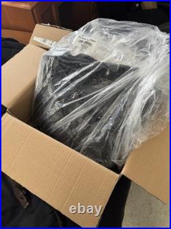 WWll WW2 german officers black leather greatcoat by STURM MADE IN GERMANY sz52