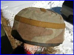 W. W. 2 German Paratrooper Helmet With Liner And Chin Strap Maybe A Repro Not Sur