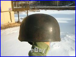 W. W. 2 German Paratrooper Helmet With Liner And Chin Strap Maybe A Repro Not Sur