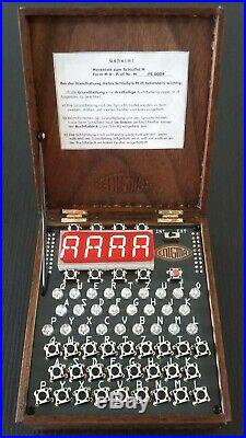 Walnut case PicoEnigma An Arduino based tiny Universal Enigma Machine Simulator