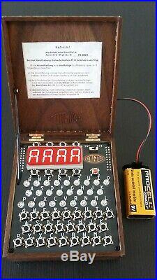 Walnut case PicoEnigma An Arduino based tiny Universal Enigma Machine Simulator