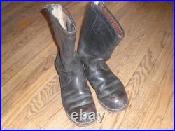 West German marching boots US size 10 1/2 good condition