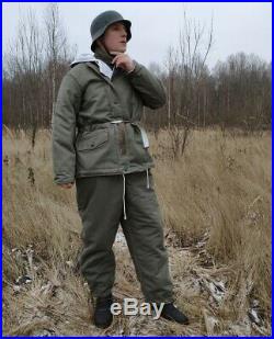 Winter jacket field-gray feldgrau parka Elite 5-point pockets 1942-45