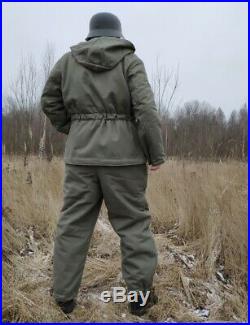 Winter jacket field-gray feldgrau parka Elite 5-point pockets 1942-45