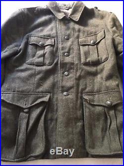 World War 2 German M40 Field Tunic and undershirt uniform / suspenders ATF M WW2