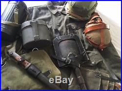 World War 2 German M40 Field Tunic and undershirt uniform / suspenders ATF M WW2