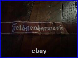 World War 2 german armband with tag