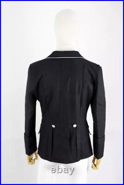 World War II German Elite M1932 M32 Black Wool Tunic Riding Breeches, Size XXL