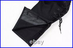 World War II German Elite M1932 M32 Black Wool Tunic Riding Breeches, Size XXL