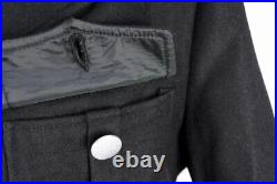 World War II German Elite M1932 M32 Black Wool Tunic Riding Breeches, Size XXL