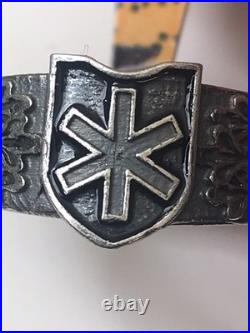 World War II. German silver ring. Replica