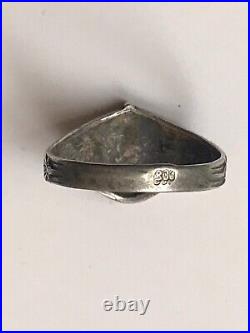 World War II. German silver ring. World War II
