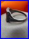 World War II. German silver ring. World War II