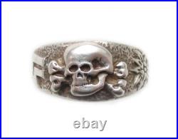 World War II. German silver ring. World War II