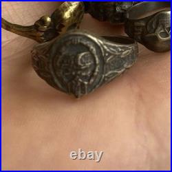 World War II. German silver ring. World War II