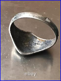 World War II. German silver ring. World War II