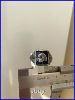 World War II. German silver ring. World War II