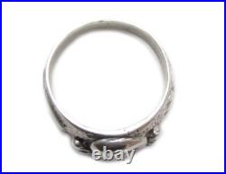 World War II. German silver ring. World War II
