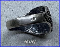 World War II. German silver ring. World War II