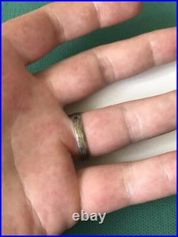 World War II. German silver ring. World War II