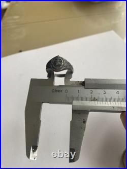 World War II. German silver ring. World War II