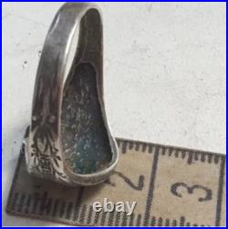 World War II. German silver ring. World War II