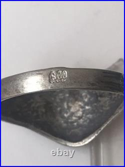 World War II. German silver ring. World War II