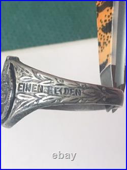 World War II. German silver ring. World War II