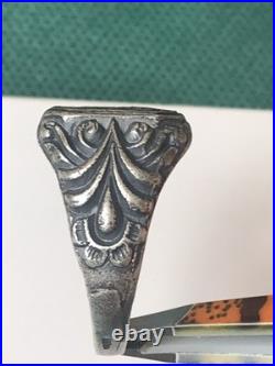 World War II. German silver ring. World War II