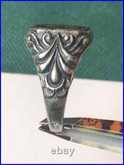 World War II. German silver ring. World War II