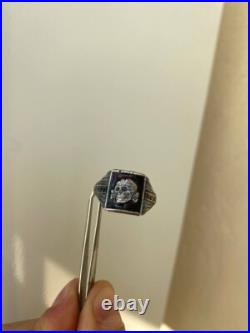 World War II. German silver ring. World War II