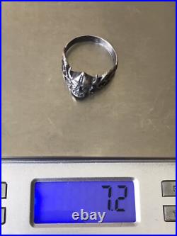 World War II. German silver ring. World War II