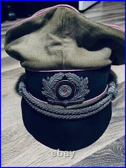 World War II WW2 GERMAN PANZER NORTH AFRIKA Officers Cap Professional Replica