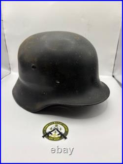 World War Two WW2 German Army M35 Stahlhelm with Liner 1937 Dated ORIGINAL
