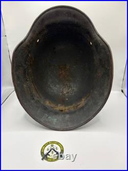 World War Two WW2 German Army M35 Stahlhelm with Liner 1937 Dated ORIGINAL