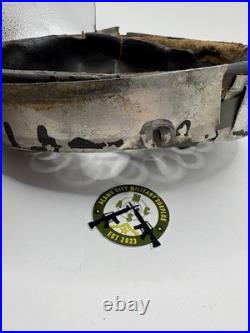 World War Two WW2 German Army M35 Stahlhelm with Liner 1937 Dated ORIGINAL