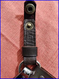 Ww2 3 Way Hanger For German Dagger Brown Leather