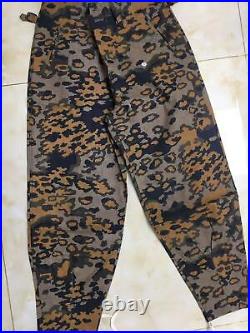 Ww2 German Army Autumn Oak Camo M43 Field Tunic & Trousers Set XL Wwii Repro