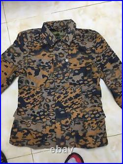 Ww2 German Army Autumn Oak Camo M43 Field Tunic & Trousers Set XL Wwii Repro