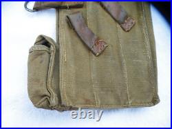 Ww2 German Army Dak Ammo Pouch Only Mp 40 Lt Green Tan Wehrmacht Orig Mp-38