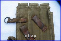Ww2 German Army Dak Ammo Pouch Only Mp 40 Lt Green Tan Wehrmacht Orig Mp-38 Ww2 German Army Dak Ammo Pouch Only Mp 40 Lt Green Tan Wehrmacht Orig Mp-38