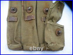 Ww2 German Army Dak Ammo Pouch Only Mp 40 Lt Green Tan Wehrmacht Orig Mp-38