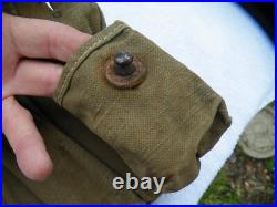 Ww2 German Army Dak Ammo Pouch Only Mp 40 Lt Green Tan Wehrmacht Orig Mp-38