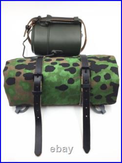 Ww2 German Army Field Load Bearing Suspender A-frame Canteen Plane Tree No3 Camo