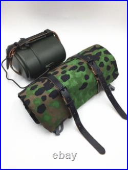 Ww2 German Army Field Load Bearing Suspender A-frame Canteen Plane Tree No3 Camo