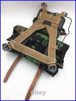Ww2 German Army Field Load Bearing Suspender A-frame Canteen Plane Tree No3 Camo Ww2 German Army Field Load Bearing Suspender A-frame Canteen Plane Tree No3 Camo