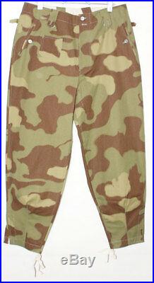Ww2 German Army M43 Italian Camo Field Tunic & Trousers Set Uniform Size XL