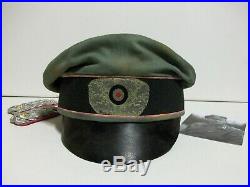 Ww2 German Assault Gun Officers Crusher Cap (copy)