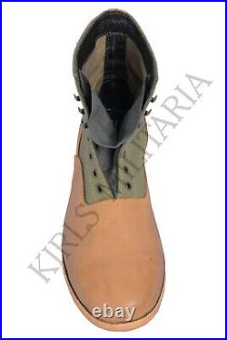 Ww2 German Dak Low Leather Boots